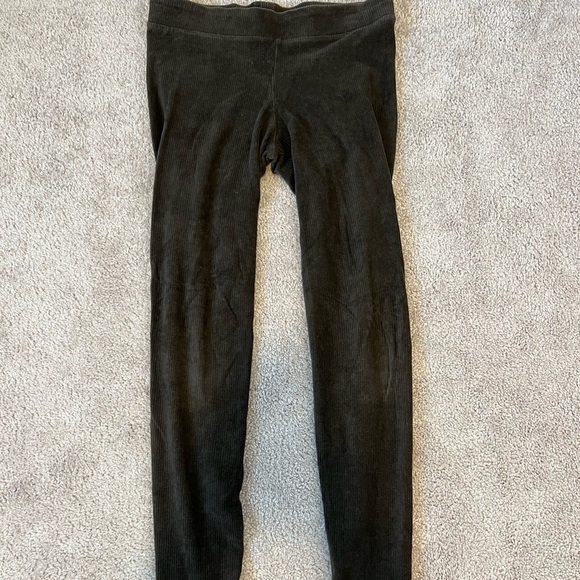 𝅺vince Women’s Brown Corduroy Leggings Size Medium - Picture 2 of 12